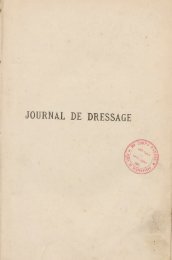 JOURNAL DE DRESSAGE - Centre de documentation Ã©questre