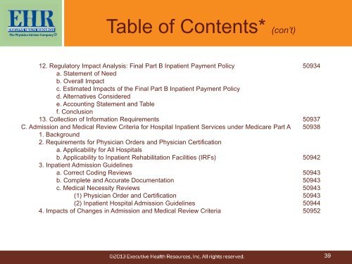 CMS IPPS 2014 Final Rule