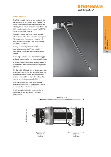 Probing Systems For Co-ordinate Measuring machines - Teknikel