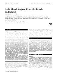 Redo Mitral Surgery Using the Estech Endoclamp