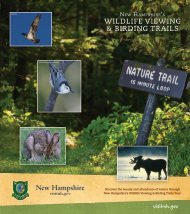 WILDLIFE VIEWING & BIRDING TRAILS - New Hampshire