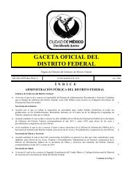 gaceta oficial del distrito federal - DelegaciÃ³n Miguel Hidalgo