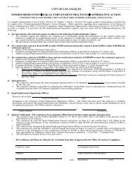 BCA Form (6/08) - Bureau of Contract Administration - The City of ...