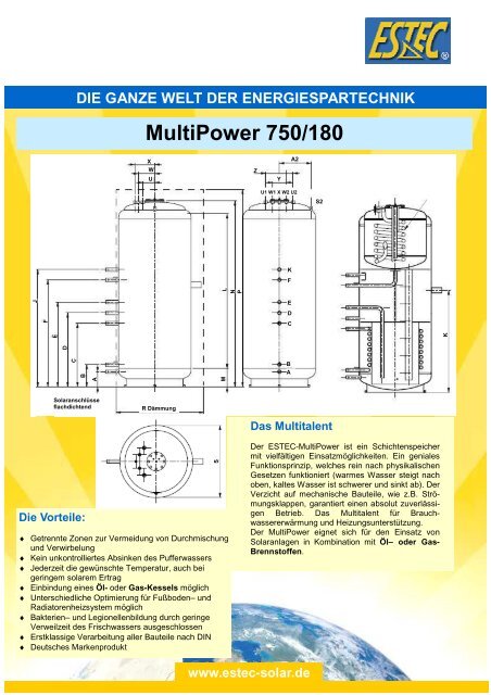 MultiPower 750/180 - Solaranlagen