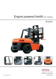 Engine powered forklift 5.0 - 8.0 ton - Toyota Material Handling ...