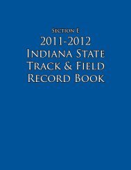 Section E - Indiana State University Athletics