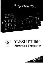 FT-1000D Handbuch (deutsch) - Thomas-alfeld.de