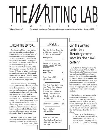 23.5 - The Writing Lab Newsletter