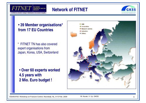 European FITNET Fitness-for-Service Procedure ... - Congrex