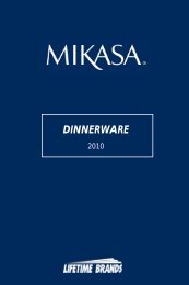 DINNERWARE - Lifetime Brands