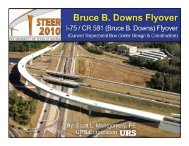 Bruce B. Downs Flyover - Curved Trapezoidal Box Girder Design ...