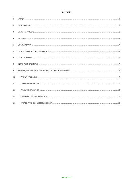 INSTRUKCJA OBSÅUGI - AFG Elektronika PrzemysÅowa - Poznan.pl