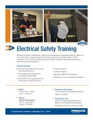 Electrical Safety Training - Pinnacol Assurance