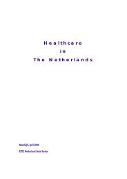Healthcare in The Netherlands - MultiMania