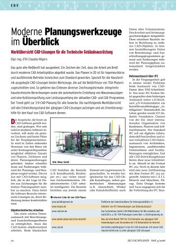 Moderne Planungswerkzeuge im Überblick - ikz-energy