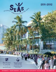 SEAS Catalog - Broward Center for the Performing Arts