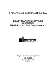 Mayfran VFD Conveyor