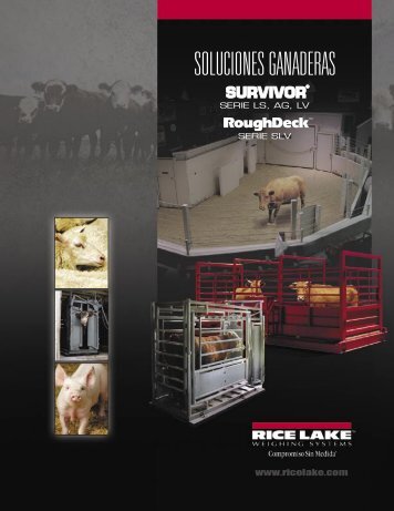 SOLUCIONES GANADERAS - Rice Lake Weighing Systems