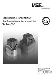 OPERATING INSTRUCTIONS for flow meters of the product line âEx ...