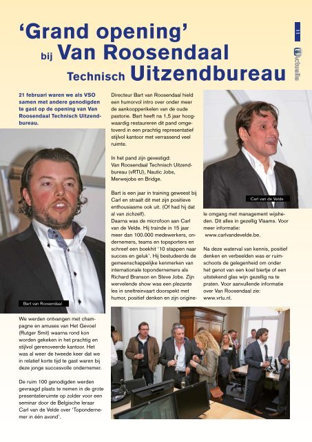 In dit nummer oa - Vereniging Sliedrechtse Ondernemingen