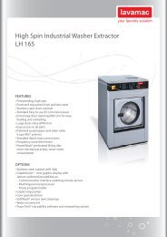Lavamac LH 16.5 KG WASHER - Laundry Equipment