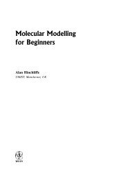 Molecular Modelling for Beginners - Laboratoire Charles Coulomb