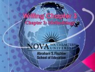 Writing Chapter 3 (Qualitative Research Methods) - 1