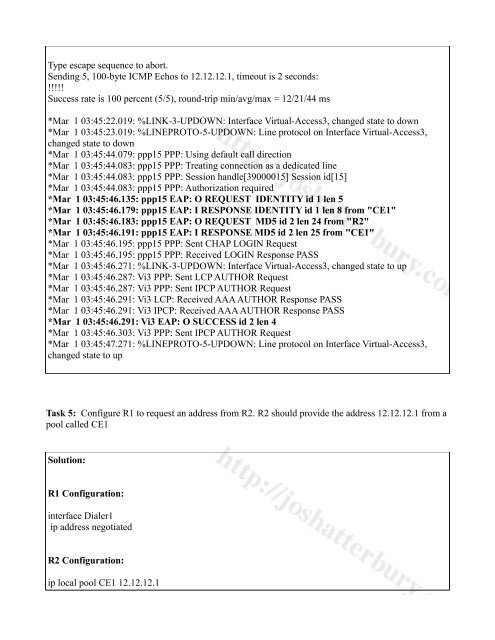 Lab 1 - Basic PPPoE