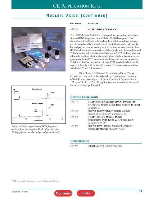 p/ace™ mdq detectors - Beckman Coulter