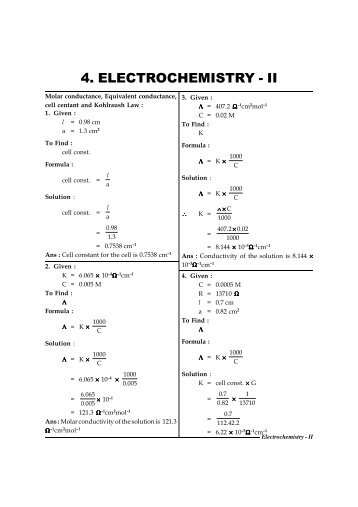 5. Electrochemistry - MT Educare