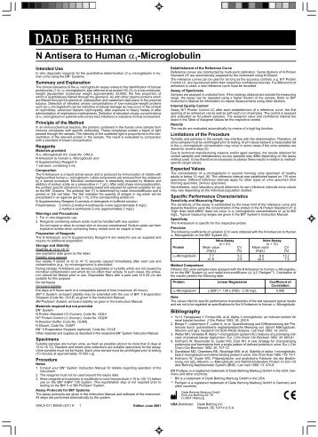 Alfa 1 microglobulina - Medcorp