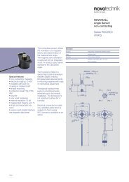 NOVOHALL Angle Sensor non-contacting Series ... - Novotechnik