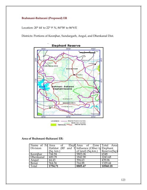 Protected Area Network in Orissa - Vasundhara