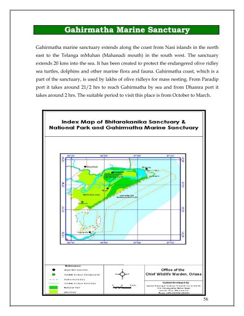 Protected Area Network in Orissa - Vasundhara