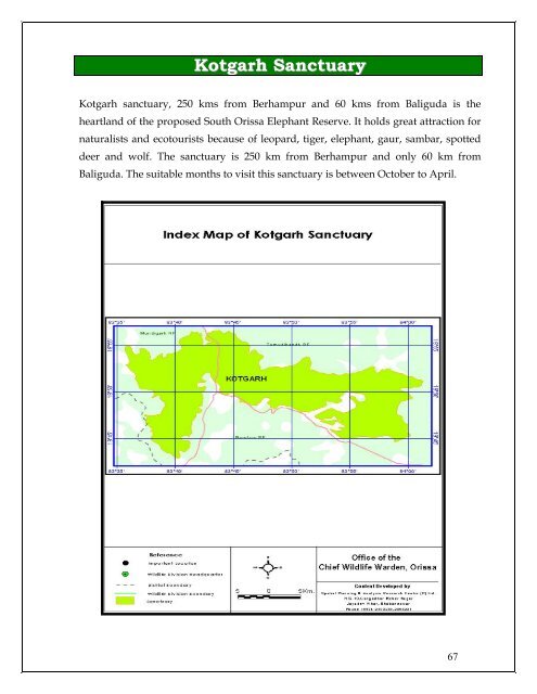 Protected Area Network in Orissa - Vasundhara