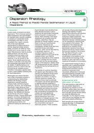 A Rapid Method to Predict Particle Sedimentation in Liquid ...