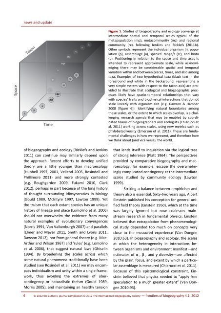 1 - The International Biogeography Society