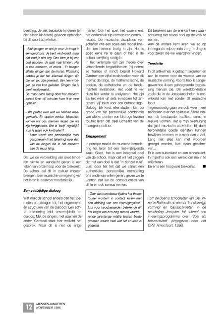 Tijdschrift voor en over Jenaplanonderwijs - Nederlandse ...