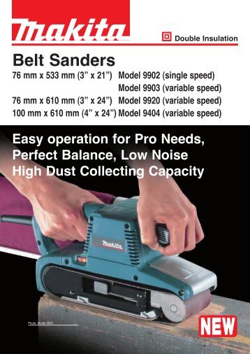 Belt Sanders - Makita