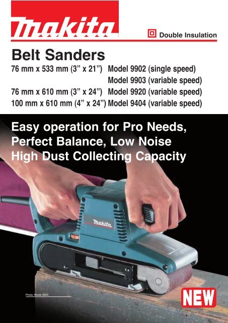 Belt Sanders - Makita