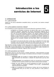 Introducción a los servicios de Internet