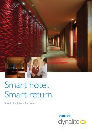 Smart hotel. Smart return. - Philips