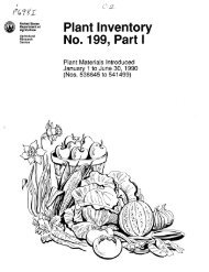 Plant Inventory No. 205 - The Germplasm Resources Information ...