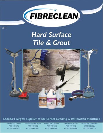 Hard Surface Tile & Grout Canada's Largest Supplier to ... - Fibreclean