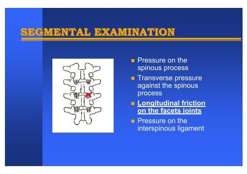 The concept of painful minor intervertebral dysfunction ... - sofmmoo