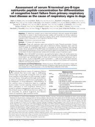 Assessment of NTproBNP Concentration in Dogs (JAVMA) - IDEXX ...