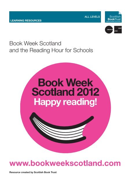 Book Week Scotland for Schools resource - PDF - Scottish Book Trust