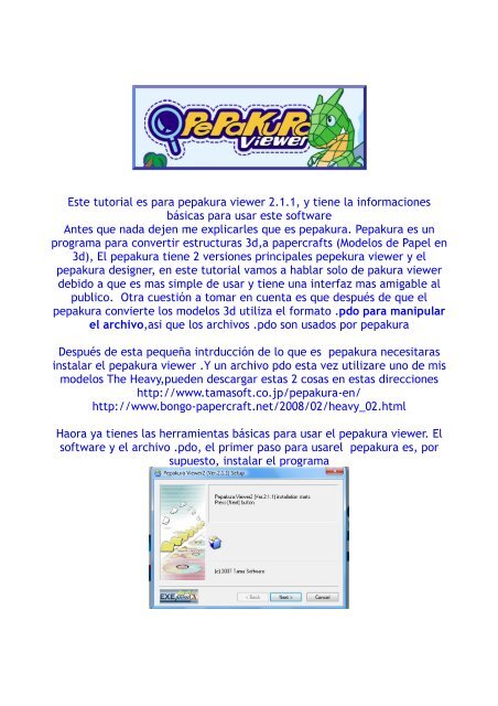 descargar pepakura viewer 3 en español full