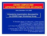 Capri, c'est IUI. ESHRE Capri guidelines on IUI