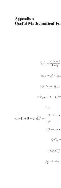 Nonextensive Statistical Mechanics